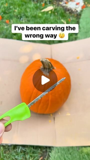 Liz Richards | Daily Original Vids on Instagram: "Best pumpkin carving tips of 2024 🎃 #pumpkin #pumpkincarving #pumpkinpatch #fall #easyrecipes #carving" Toddler Pumpkin Carving, Halloween Carving Pumpkins Ideas, Fall Pumpkin Carving Ideas, Carving Pumpkins Ideas, Carved Pumpkins Ideas, Thanksgiving Pumpkin Carving, Pumpkin Carving Ideas Cute, Cool Pumpkin Carving Ideas, Pumkin Carving Ideas