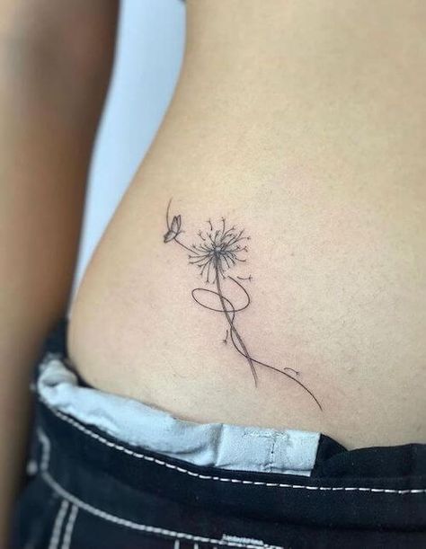 100+ Coolest Minimalist Tattoo Ideas With Meaning [2024] That Are So Unique Back Tattoo Minimalist, Men Hand Tattoo, Minimalist Tattoo Ideas With Meaning, Small Minimalist Tattoo, Unique Tattoos With Meaning, Dandelion Tattoos, Dandelion Tattoo Design, Tattoo Ideas With Meaning, Minimalist Tattoo Small