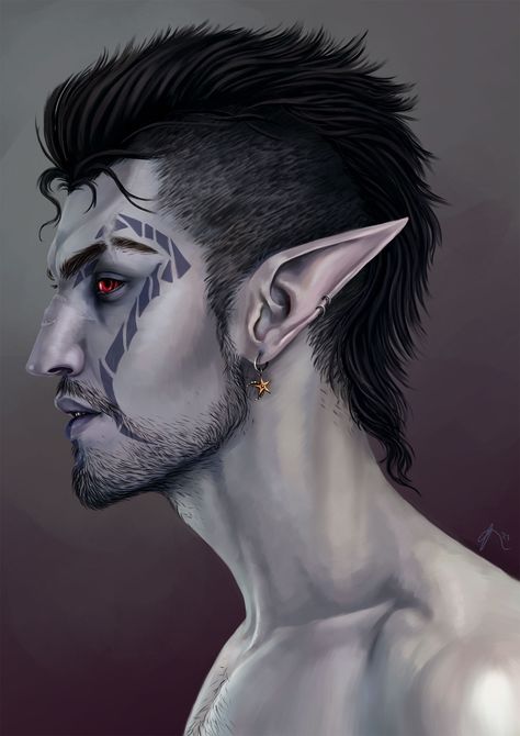 Second time painting him Teldryn Sero Fanart, Dunmer Aesthetic, Skyrim Dunmer, Brynjolf Skyrim, Dunmer Art, Skyrim Ideas, Teldryn Sero, Skyrim Followers, Elder Scrolls Races