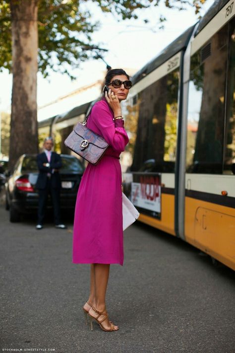 Shirtdress Outfit, Mode Rose, Giovanna Battaglia, Milano Fashion Week, Looks Street Style, Style Crush, Fashion Editor, Fashion Mode, Street Chic