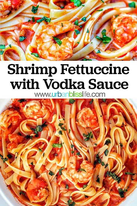 Types Of Pasta Sauce, Amazing Pasta, Pasta Shrimp, Dishes Recipe, Shrimp Fettuccine, The Letter Y, Seafood Recipe, Easy Pasta Dishes, Vodka Sauce