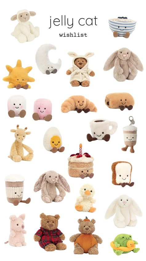 my jellycat wishlist if i had the money! 🩷🦢 #jellycat #wishlist #selfcareaesthetic #shopping #cute #fyp #fypshuffle #follow #tayloralisonswift Cheap Jelly Cats, Jellycat Name Ideas, Jellycat Gift Basket, Beachy Jellycats, Jelly Cat Stuffed Animals Aesthetic, Jellycat Flower, Jellycat Png, Jellycats Cute, Preppy Jellycat