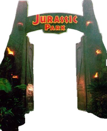 Jurassic Park Gate, Jurassic Park Series, Jurassic Park, The Park, The Original, Gate, The First, Media, Film