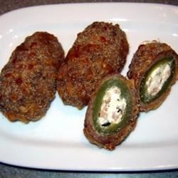 Easy Armadillo Eggs Recipe - Allrecipes.com Armadillo Eggs Recipe, Texas Armadillo, Armadillo Eggs, Andouille Sausage Recipes, Grain Free Snacks, Stuffed Pepper, Restaurant Decoration, Football Party Food, Lubbock Tx