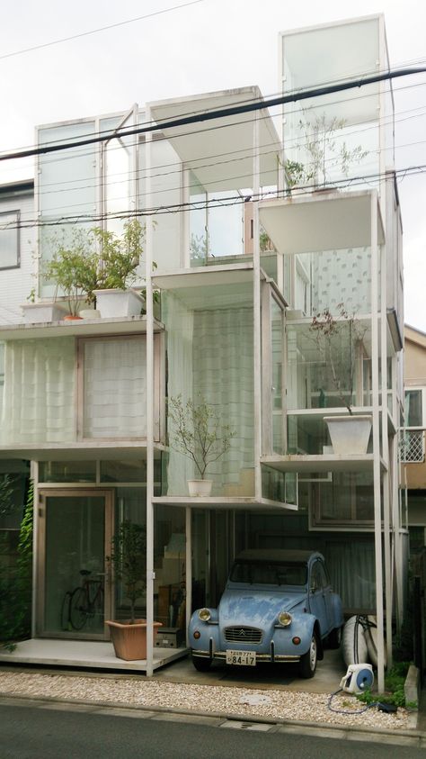 House Na Sou Fujimoto, Japanese Architecture House, Sou Fujimoto Architecture, Fujimoto Architecture, Sou Fujimoto House, Grid Architecture, Tokyo House, Tokyo Architecture, House Tokyo