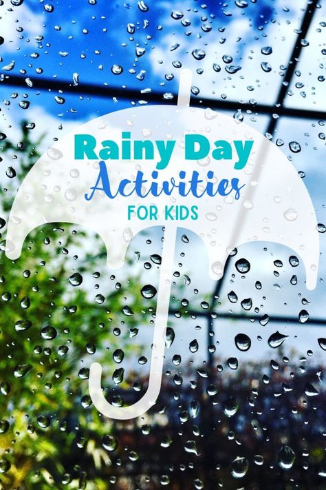 Looking for something to do on this rainy day? Check out these awesome and fun rainy day activities to do with your kids. Toddler Rainy Day Activities, Rainy Day Activities For Kids Elementary, Rain Activities For Kids, Rainy Activities, Activities For Rainy Days, Fun Rainy Day Activities, Learn Magic Tricks, Parenting Activities, Rainy Day Activities For Kids