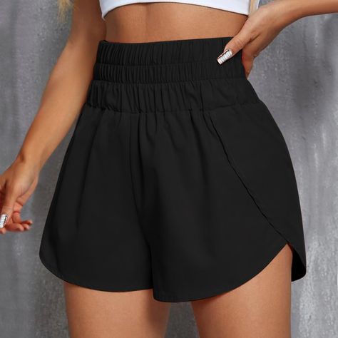 Women's Shorts High Waist Casual Cycling Quick Dry Summer Harajuku Fashion Sports Sweatpants Beach Casual High Waist Athletic Shorts, Short Sports Pants, Casual High-waist Athletic Shorts, Short Yoga Shorts, Yoga Pant Shorts, Junior Pants, Quick Fashion, Oversize Casual, High Waist Shorts