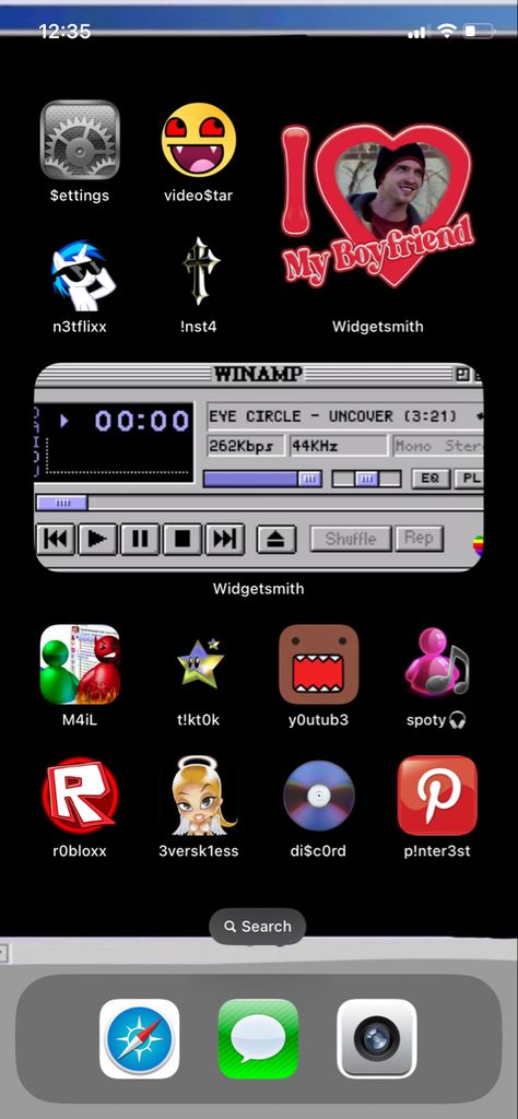 2000s Phone Icons, 2000s Widget Icons, Twee Phone Layout, 2000s Iphone Layout, 2000s Phone Theme, 2000s Phone Layout, 2000s Homescreen, 2000s Widgets, Widget Y2k