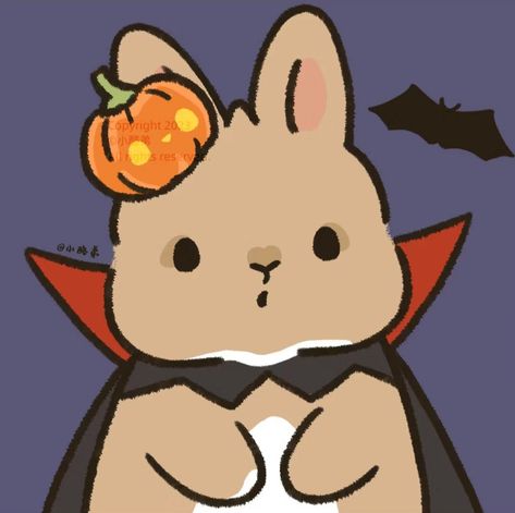 Cute Halloween Pfps Matching, Cute Widgets Halloween, Ghost Kitty Drawing, How To Draw Cute Bunny, Halloween Bunny Drawing, Cute Pfp Halloween, Halloween Bunny Wallpaper, Bunny Profile Pictures, Kawaii Halloween Drawings