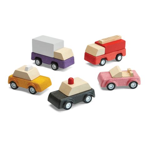 Race to the rescue, haul some goods, give someone a ride, put out a fire, or just cruise around the town! Your child will be zooming through playtime with this five-piece Wooden PlanWorld Vehicle Set from PlanToys. Purple Truck, Organic Baby Wipes, Pink Convertible, Sustainable Toys, Yellow Taxi, Push Toys, Plan Toys, Victorian Dollhouse, Play Vehicles