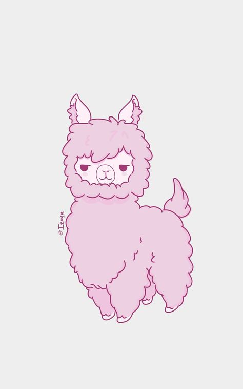 hi guys if you like sweet alpacas follow me Alpaca Tattoo, Alpaca Drawing, Llama Drawing, Kawaii Alpaca, Cute Wolf Drawings, Food Tattoos, Mouthwatering Food, Minecraft Drawings, Cute Alpaca