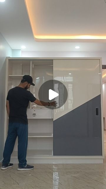 Dream & Live Interior's on Instagram: "Realplast UPVC Slider Wardrobe 💯 100% Replacement of Ply, Wood & Mica. . Features : Waterproof, Termite Free & Fire Retardant. . Our Showroom: Darbhanga & Samastipur Contact : 9769804537 . #Realplast #RealplastBihar #Darbhanga #interior #wardrobe #wardrobedesign #furniture #furnituredesign #upvc #interiordesign #interiordesigner #interiordesignideas #termitefree #waterproof #modernhome #modernhomedesign" Mica Design For Wardrobe, Slider Wardrobe Design Bedroom, Slider Wardrobe Design, Interior Wardrobe, House Balcony, House Facades, House Interior Design Styles, House Balcony Design, Ply Wood