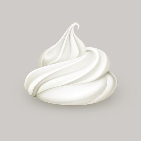 Whipped Cream Drawing, Whipped Cream Illustration, Swirl Illustration, Cream Drawing, Dessert Png, Ice Cream Games, Ice Cream Swirl, Ice Cream Illustration, Flavored Ice