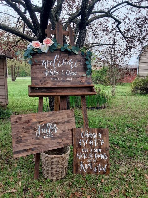 *Check out our discounted package that includes guestbook board, welcome sign, and seating sign - the complete set! https://www.etsy.com/listing/789209769/3-piece-wedding-package-set-guest-book I recommend regular fine tip sharpies for all guestbooks. Most popular: gold, silver, white, or black. This alternative guest book is simple yet elegant, and it is designed and painted specifically for your guests to sign on your big day! The guest book is stained with your choice of stain and painted wit Open Seating Wedding, Wood Wedding Signs Rustic, Wood Guest Book Wedding, Seating Sign, Wood Guest Book, Wood Wedding Signs, Wedding Guest Books, Wedding Guest Book Sign, Ceremony Signs