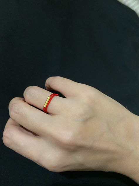 Red string tattoo