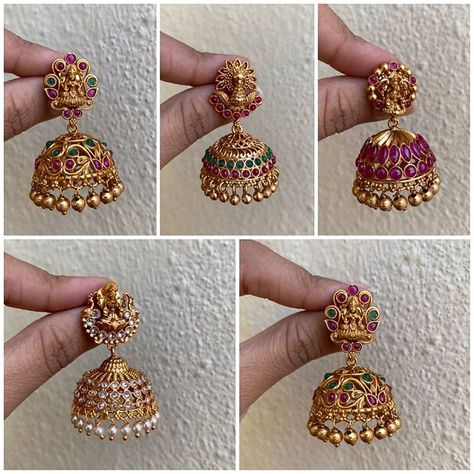 Jimiki Kammal Design Gold Antique, Simple Buttalu Earrings Gold, Jimiki Kammal Design Gold, Gold Buttalu Earrings Latest, Buttalu Earrings Gold Bridal, Jumkas Gold, Buttalu Earrings Gold, Buttalu Earrings, Latest Gold Earrings Designs