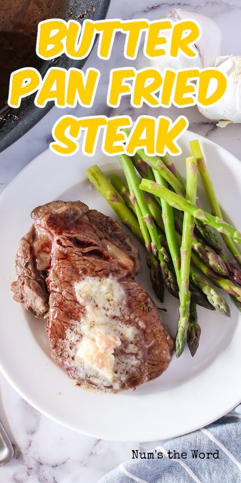 Pan Fried Beef Tenderloin Steaks, Pan Fried Tenderloin Steak, Pan Frying Steak, How To Pan Fry Steak, Pan Fried Steak, Pan Fry Steak, Food Rocks, Round Steak Recipes, Venison Steak