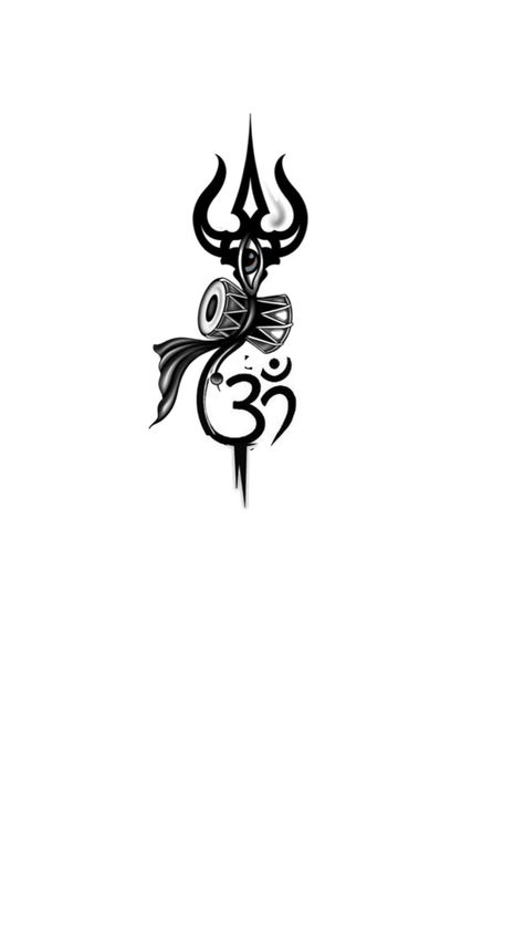 Mahadev Symbol Tattoo, Shiv Neck Tattoo, Shiva Tatoos Men, Tattoo Ideas For Men Mahadev, Shiv Damru Tattoo, Hanuman Shiva Tattoo, Shiv Mantra Tattoo, Sanskrit Tattoo Men, Shiv Tattoo For Men