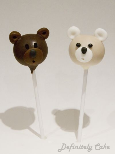 Teddy Bear Cake Pops, Bear Cake Pops, Animal Cake Pops, No Bake Cake Pops, Cake Pop Tutorial, Teddy Bear Cake, Cake Pop Designs, Bear Cupcakes, Cake Pop Decorating