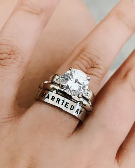 Married Af, Roses Only, Fantasy Wedding, Stainless Steel Ring, Wedding Rings Vintage, Ring Fit, Dream Ring, One Ring, Black Wedding