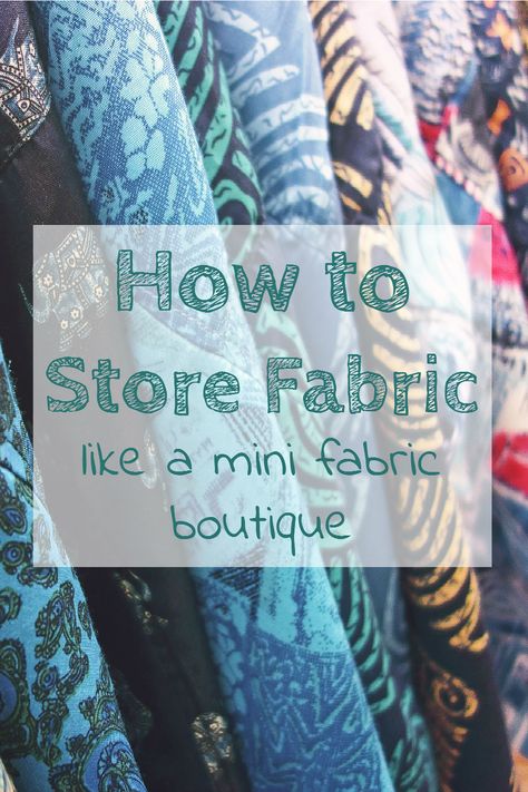 An inexpensive way to store fabric so it is all visible and looks like a miniature fabric store! Ways To Store Fabric, Fabric Swatch Display, Organizing Fabric, Organizing Crafts, Fabric Store Displays, Bulk Fabric, Fabric Folding, Folding Ideas, Comic Boards