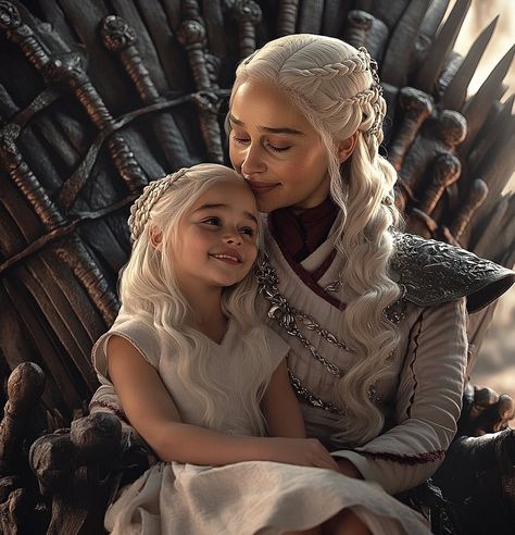 Soph 🫶🏻 | A Queen, and her beloved little Princess ❤️ #targaryen #targaryens #daenerystargaryen #daenerystargaryenedit #daenerysstormborn | Instagram Daenerys Asoiaf Art, Daenerys Targaryen Pregnant, Daenerys Targaryen Baby, Daenerys Targaryen Hair Color, Queen Daenerys Targaryen, Targaryen Princess, Dany Targaryen, Mother Wallpaper, Daenerys Targaryen Hair