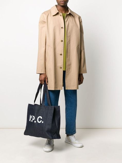 Gender: WomenMaterial: COTTON 98% POLYURETHANE 2%Color: BlueMade in: ImportedProduct ID: COCSXM61446IAI*Import tax/duty will be calculated at checkout (If applicable) Apc Tote Bag, Tote Bag Outfit, Cotton Shopping Bags, Denim Tote Bags, Denim Tote, Japanese Denim, Printed Denim, Laura Lee, Roberto Cavalli