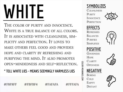 Symbolism Of Colors, Rainbow Color Meaning, White Color Symbolism, Lucent Meaning, White Aura Meaning, White Color Meaning, Purple Color Meaning, White Meaning, What Do Colors Mean