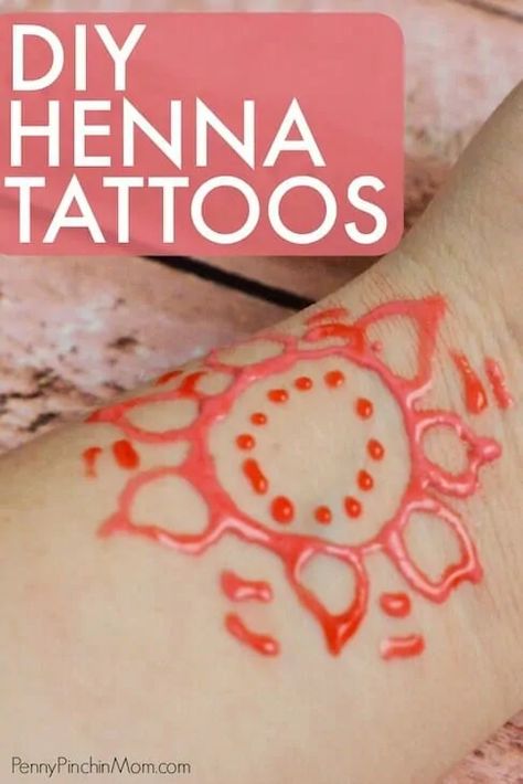 Henna Tattoo Recipe, Homemade Henna, Henna Diy, How To Do Henna, Henna Tattoo Diy, Henna Recipe, How To Make Henna, Henna Ink, Homemade Tattoos