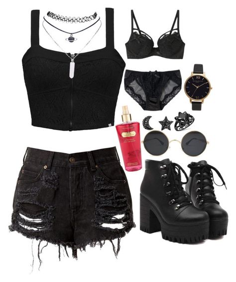 "arlyx" by sleepingwithrazors ❤ liked on Polyvore featuring Element, Victoria's Secret, Olivia Burton and Wet Seal Tvd Dr, Cute Emo Outfits, 2000s Cartoons, Mode Emo, Badass Outfit, Mode Kawaii, 2000s Clothes, Womens Outfits, Baddie Tips