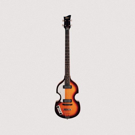 Paul Mccartney Bass Guitar, Paul Mccartney Tattoo Ideas, Paul Mccartney Tattoo, Paul Mccartney Bass, Paul Mccartney Aesthetic, Hofner Bass Guitar, Paul Mccartney Guitar, Classic Rock Aesthetic, Bass Aesthetic