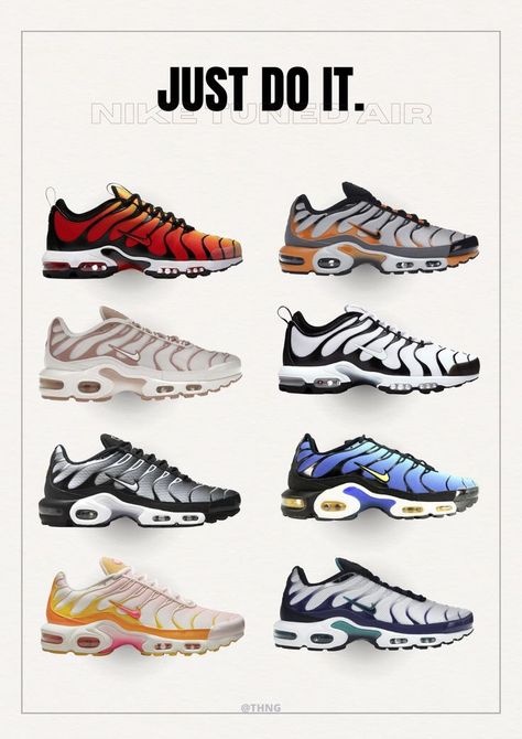 Nike Tn Poster, Nike Tn Shoes, Sneakers Poster, Nike Poster, Shoe Poster, Swag Ideas, Pretty Sneakers, Sneaker Posters, Perfect Sneakers