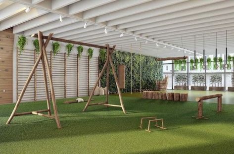 Is this surprising addition to your fitness routine the key to a better workout? Eco Office, Work Vibes, City Gym, Gym Design Interior, Natural Building Materials, Gym Interior, Biophilic Design, Jungle Gym, Outdoor Gym