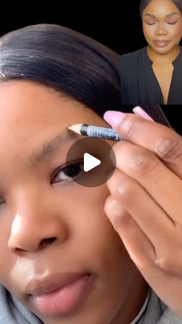 Brow Hacks, Black Women Makeup Tutorial, Brow Mapping, Almond Eye Makeup, Matte Concealer, Hair Doo, Eyebrow Makeup Tutorial, Eyebrow Hacks, Filling In Eyebrows