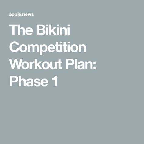 This 12-week workout plan will help you get lean and toned for your bikini competition. It includes cardio, strength training, and flexibility exercises. #bikinicompetition #workoutplan #losing_weight_gym_plan Fitness Competition Diet, Model Workout Plan, Gym Plan For Women, 12 Week Workout Plan, Competition Diet, Weight Training Plan, Flexibility Exercises, Workout Program Gym, Gym Workout Plan For Women