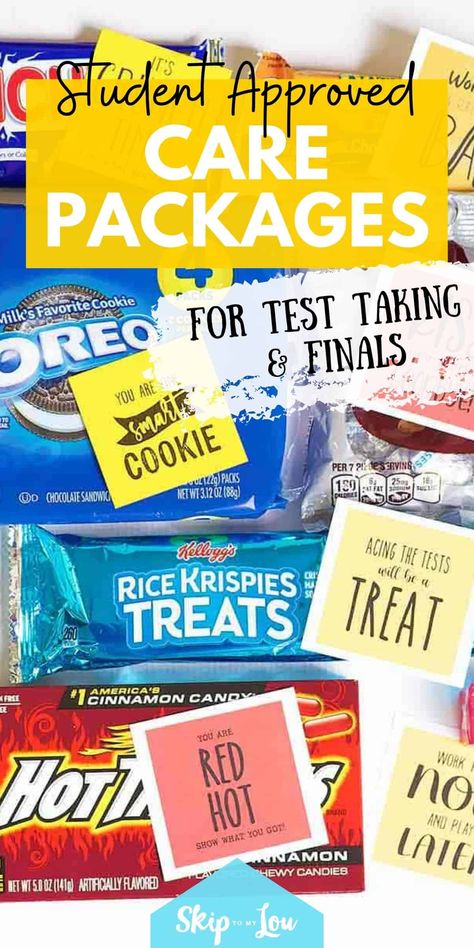 student care packages PIN College Finals Care Package, Finals Week Care Package, Student Care Package, Finals Care Package, Candy Notes, College Finals, Key Club, Printables Ideas, Library Crafts