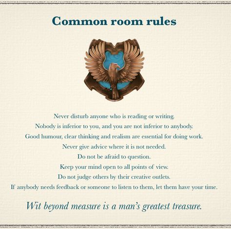 Missing rule: Magical and/or other experiments are to be performed in the lab,not the common room. Raven Claw Common Room, Ravenclaw Qualities, Ravenclaw Bathroom, Hogwarts Rules, House Ravenclaw, Hogwarts Ravenclaw, Ravenclaw Common Room, Room Rules, Imprimibles Harry Potter