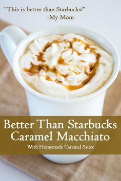 Better Than Starbucks Caramel Macchiato - A completely homemade copycat recipe for Starbucks' caramel macchiato, but better! From BakingMischief.com Starbucks Caramel Macchiato Recipe, Caramel Macchiato Recipe, Foam Coffee, Macchiato Recipe, Nespresso Recipes, Diy Starbucks, Starbucks Caramel, Starbucks Diy, Copycat Starbucks Recipes