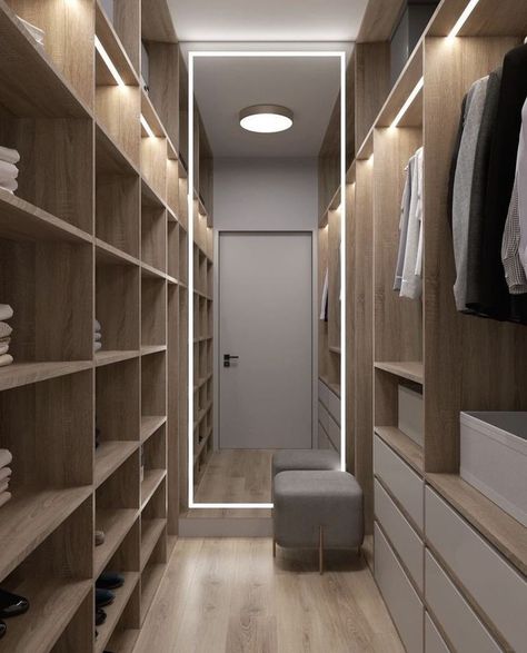 Closets Behind The Bed, Wall Closet Designs, Wardrobe Furniture Design, Walk In Ideas, Design Ložnic, Dream Closet Design, تصميم داخلي فاخر, Closet Design Layout, Walk In Closet Design