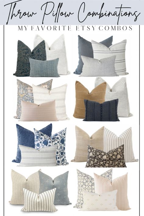 Pillow Accents For Grey Couch, Cushions For Blue Couch, Beige Couch Throw Pillow, Cushion For Blue Sofa, Modern Farmhouse Throw Pillows Couch, Navy Couch With Pillows, Cushions For A Blue Sofa, Navy Accent Pillows Living Room, Grey Couch Blue Pillows Living Room