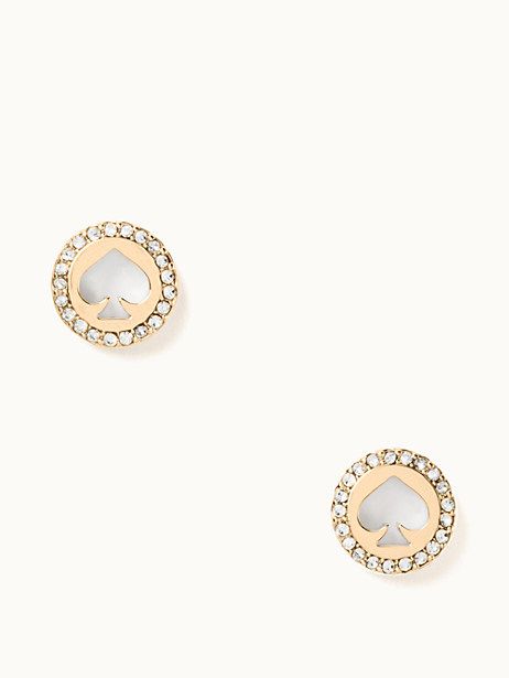 Kate Spade Earrings Stud, Kate Spade Studs, Huggie Earrings Gold, Spade Earrings, Large Stud Earrings, Kate Spade Outlet, Daisy Studs, Kate Spade Jewelry Earrings, Kate Spade Earrings