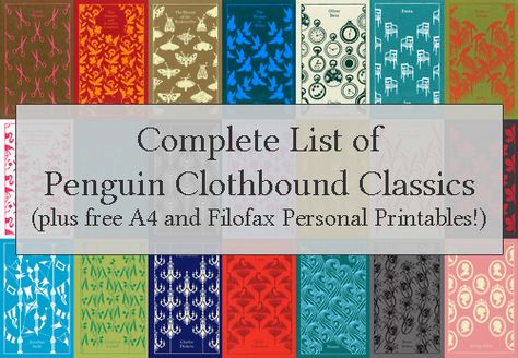 Classic Books List, Penguin Clothbound, Classics To Read, Clothbound Classics, Penguin Clothbound Classics, Study Craft, Penguin Books Covers, Pretty Books, Penguin Book