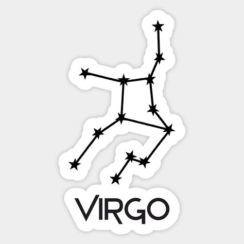 Virgo Star Sign - Zodiac T-Shirt. Virgo Star Sign - Zodiac T-Shirt. Our lady designer Sevcan knows about the stars and what they tell us, so listen up if you are a Virgo, or better, see for yourself about yourself! If you are a Virgo person, get your new zodiac sign apparel here, and if you know a Virgo, get it as a great gift right now! -- Choose from our vast selection of stickers to match with your favorite design to make the perfect customized sticker/decal. Perfect to put on water bottles, New Zodiac Signs, Virgo Star Sign, Virgo Star, Sign Zodiac, Star Sign, Kids Magnets, Our Lady, Star Signs, Case Stickers