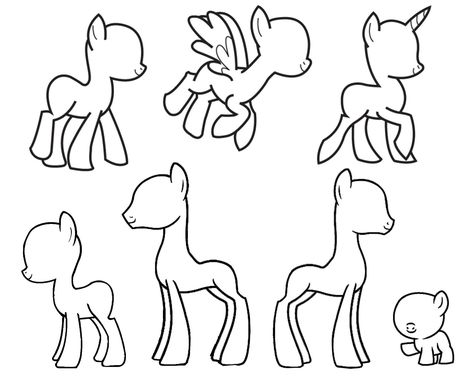 my little pony body drawing  | Doodle Craft...: Design and DRAW your own My Little Pony! My Little Pony Birthday Party, Pony Birthday Party, Little Pony Birthday Party, My Little Pony Party, Pony Birthday, Pony Party, My Little Pony Drawing, Drawing Templates, Mlp Pony