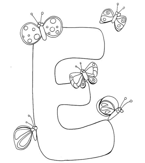 Learning the letters of the English alphabet can now be made enjoyable with a set of coloring pages. Check out our 10 free printable letter e coloring pages Letter E Coloring Page, E Coloring Page, Letter A Coloring Pages, Coloring Letters, Santa Coloring Pages, Abc Coloring Pages, Coloring Pages Inspirational, Abc Coloring, Alfabet Letters