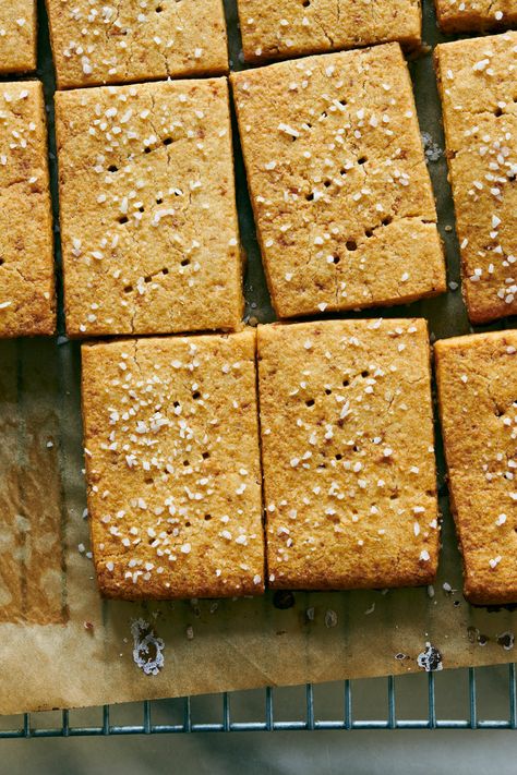 Pretzel Shortbread Recipe - NYT Cooking Shortbread Recipe, Shortbread Recipes, Nyt Cooking, Silicone Baking, Tea Cakes, Cookie Bars, Biscotti, Baked Goods, Macarons