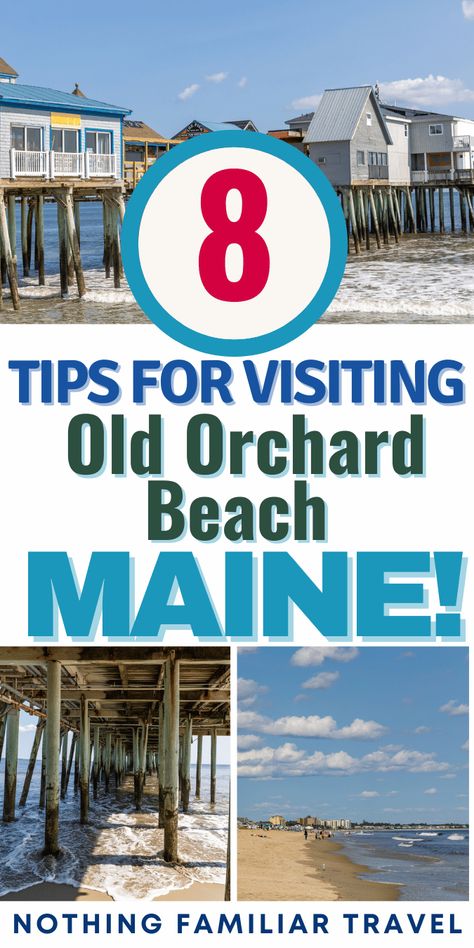 Maine Old Orchard Beach Maine, Visit Maine, Southern Maine, Old Orchard Beach, New England Road Trip, Maine Vacation, New England States, Maine Travel, New England Travel