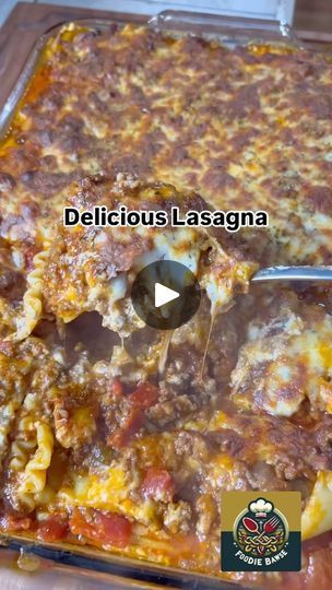 13K views · 179 reactions | Delicious Lasagna Yummy!!!
Recipe by @mealsbydesha2 

#lasagna #lasagnarecipe #homemadelasagna #foodie #atlfoodie #dinner #dinnerrecipes #dinnerinspiration #dinnerideas #explore #foryou #foodstagram #foodlover #instafood #recipes #recipeshare #recipeoftheday #letscook #letseat #goodfood #yummyfood #deliciousfood #goodeats #homesdedood #homemadexooking #cookingathome | FoodieBawse Lasagna No Bake Noodles Recipe, Baked Noodle Recipes, Lasagna Recipe Videos, Delicious Lasagna, Beef Lasagna, Homemade Lasagna, Noodles Recipe, Dinner Inspiration, Lasagna Recipe