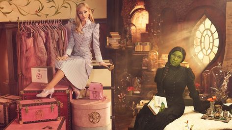 Inside ‘Wicked’: Ariana Grande and Cynthia Erivo Talk Glinda and Elphaba Popular Wicked, Musical Theatre Songs, Wicked Movie, Elphaba And Glinda, Glinda The Good, Wicked Musical, Cynthia Erivo, Kristin Chenoweth, Idina Menzel