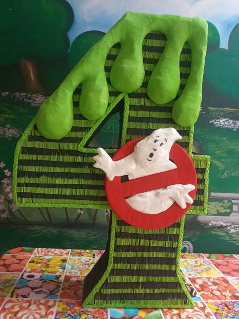 Ghostbusters Birthday Party, Halloween Pinata, Princess Jasmine Birthday Party, Ghostbusters Party, Princess Jasmine Birthday, Jasmine Birthday, Diy Birthday Party, Ideas Para Fiestas, Princess Jasmine